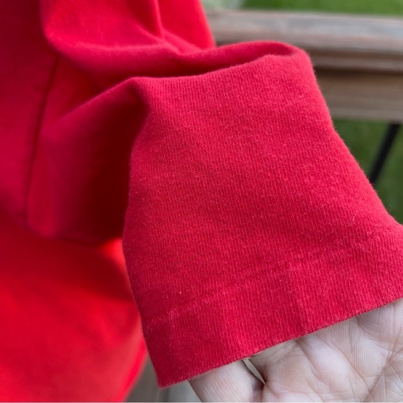 Vintage Mickey Mouse Shirt Adult Extra Large XL Red Disney 90s Cartoon Actor Tee - Picture 10 of 16